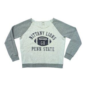 Victoria Secret Pink Love Collegiate Penn State Nittany Lion Sweatshirt Sz L 5th